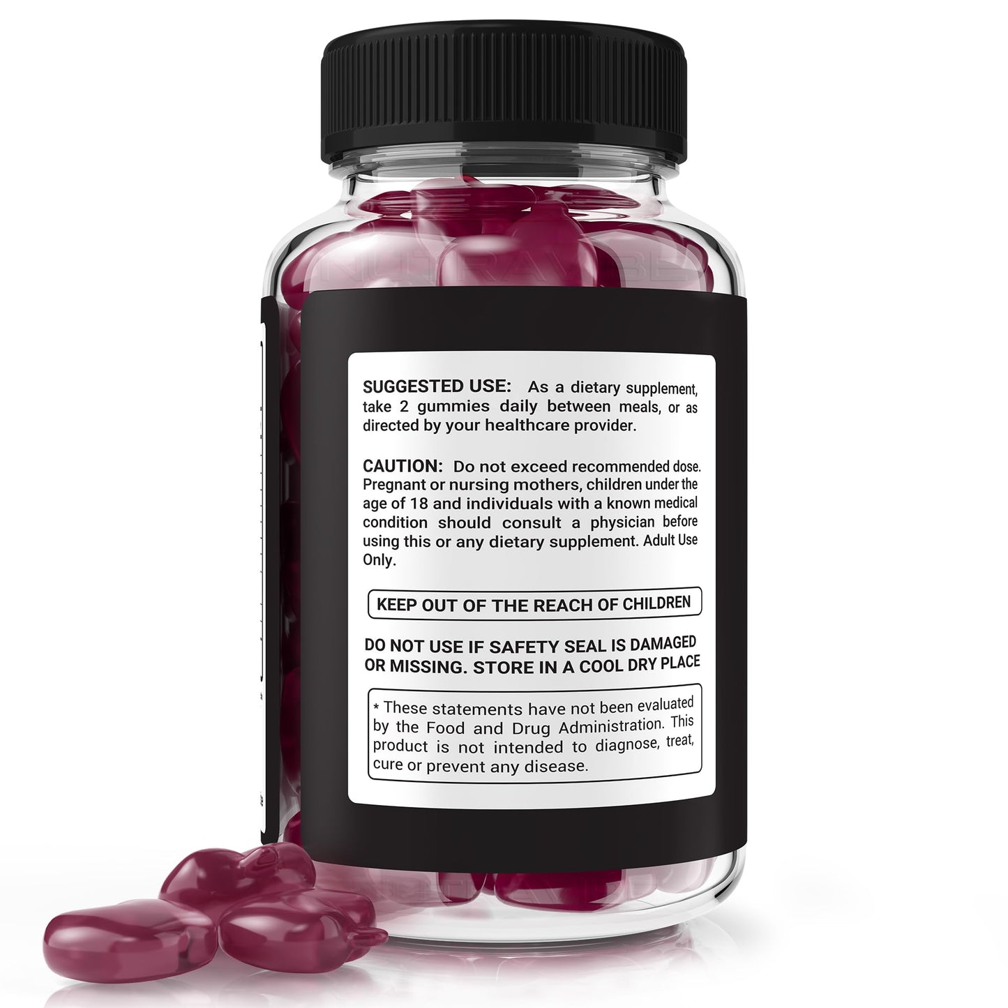 NutraVibe Biovera Gummies Gummy 60 Count