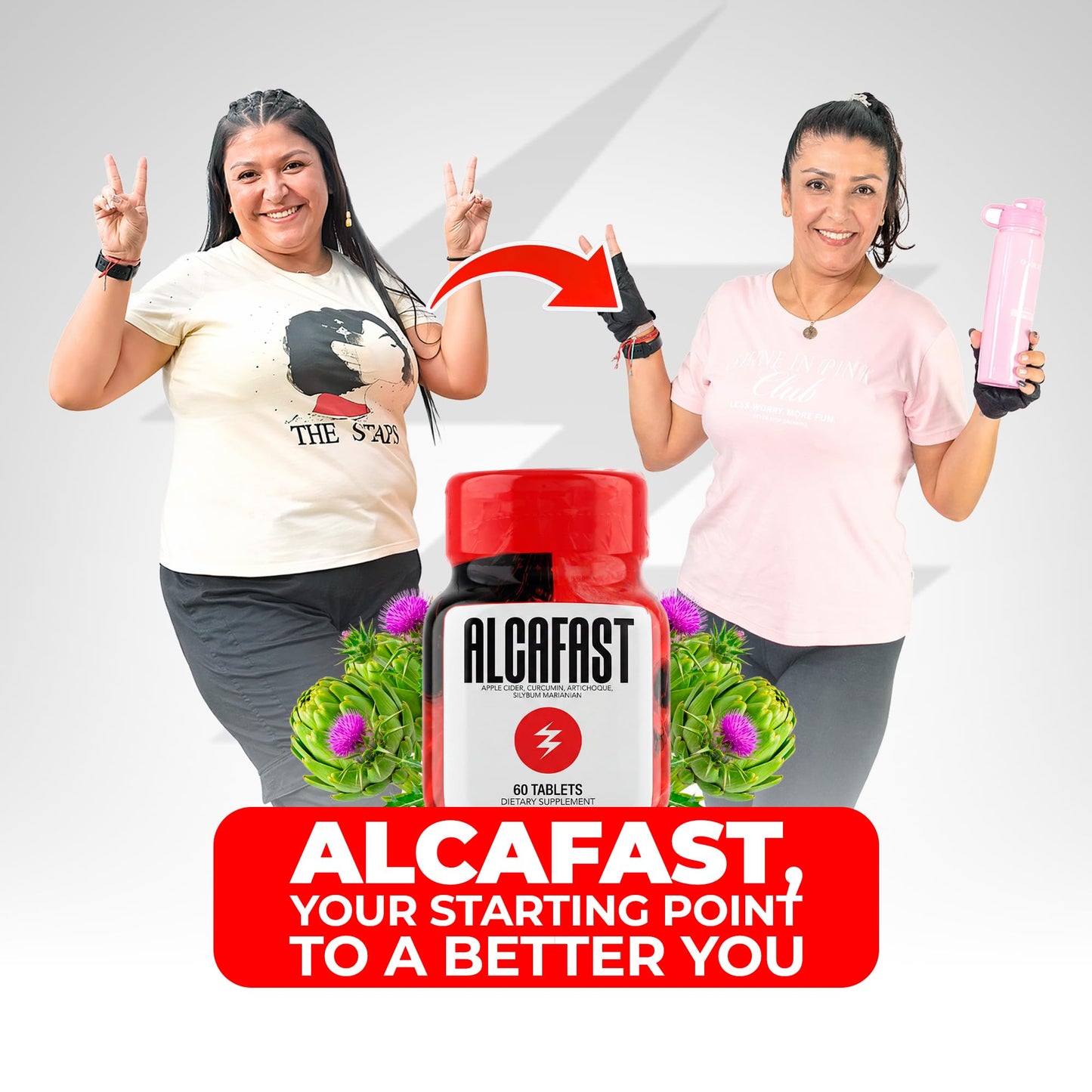 ALCAPLUS Alcafast Dietary Supplement 3-Pack – Apple Cider Vinegar, Turmeric, Artichoke & Milk Thistle – Plant-Based Formula for Daily Wellness & Routine Support – 180 Tablets