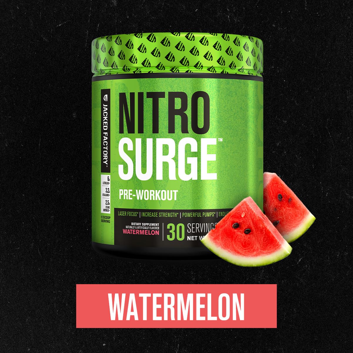 Jacked Factory Nitrosurge Pre Workout Supplement Powder 30 Servings