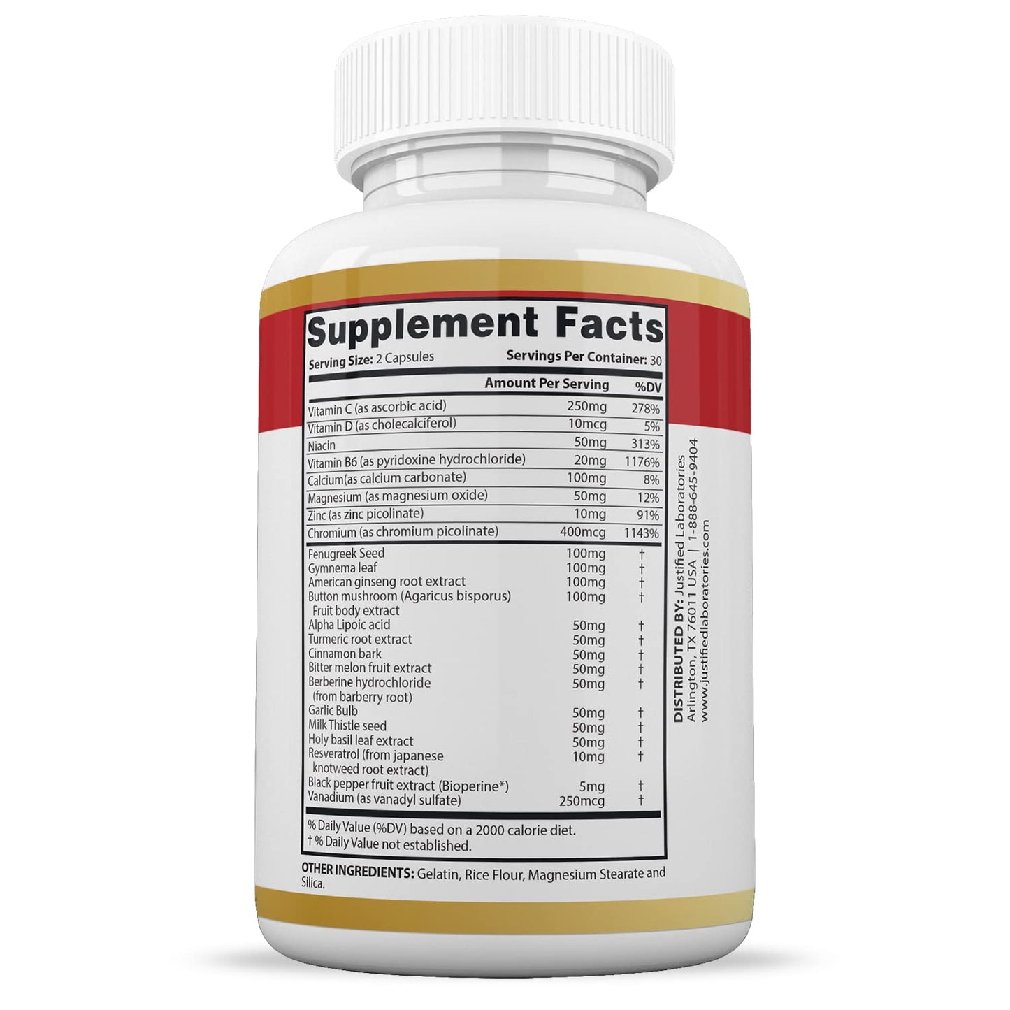 Justified Laboratories Blood Balance Max Capsules 120
