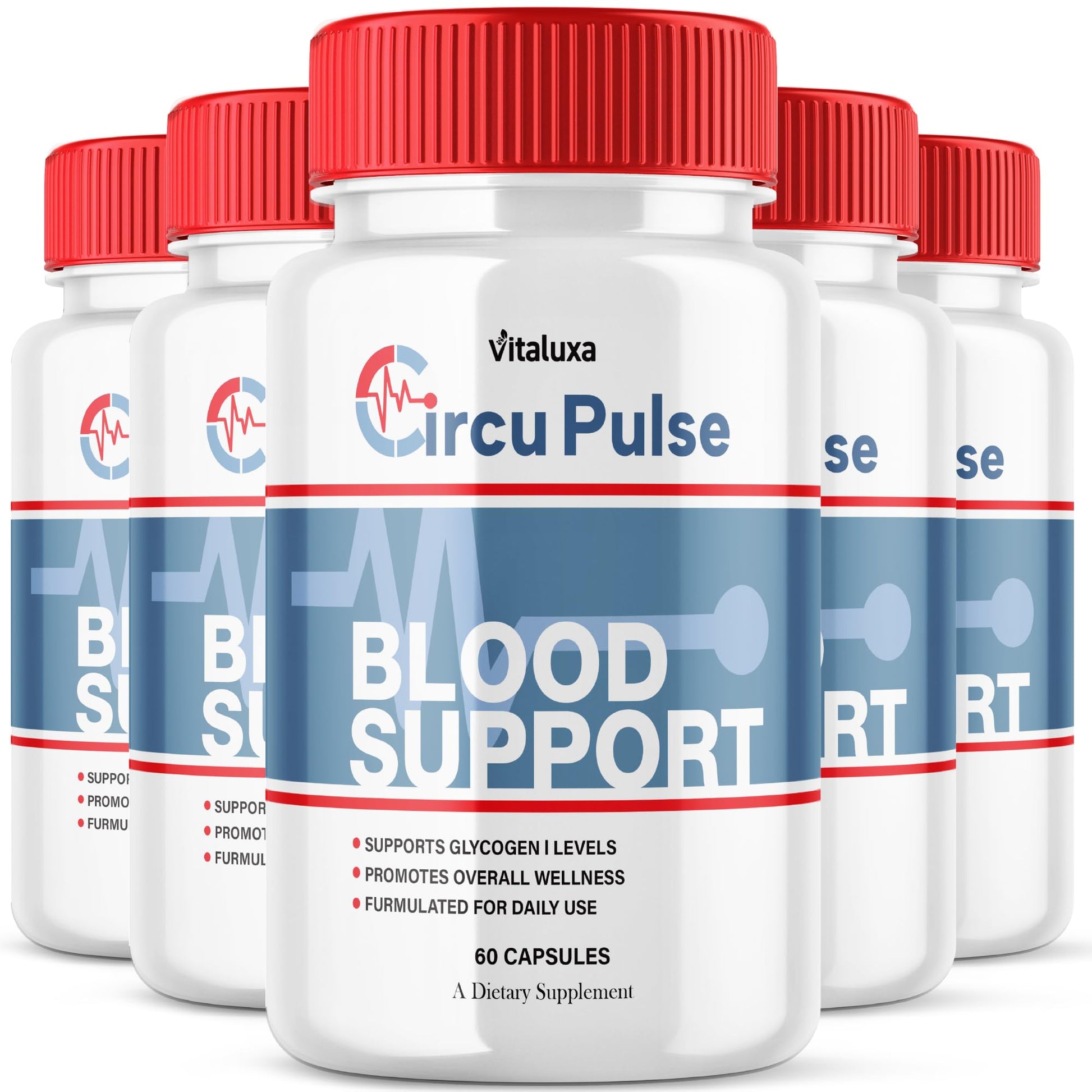 Vitaluxa CircuPulse Blood Support Capsules, 300 Count