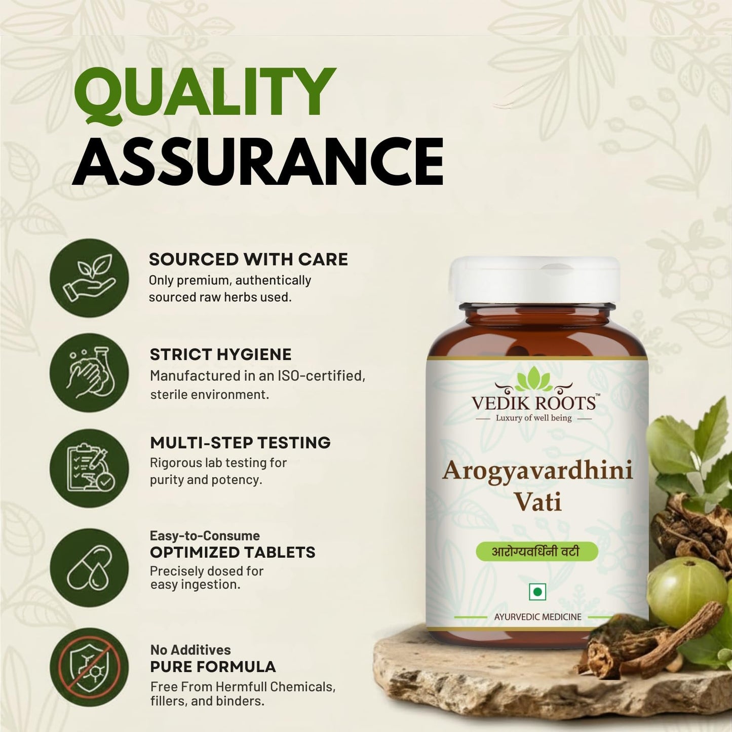 VEDIKROOTS Arogyavardhini Vati Capsules 1 Capsule