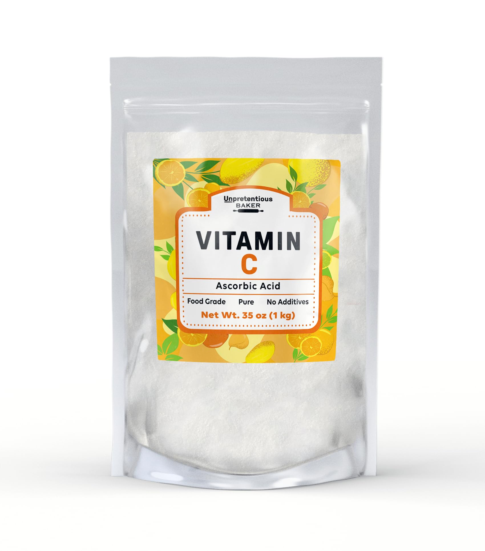 Pure Organic Ingredients Pure Unpretentious Vitamin C Powder 35.27 Ounce