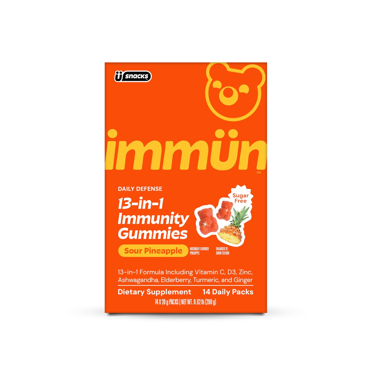 Grüns Immün 14-count Gummy Vitamin Supplement - Sugar Free