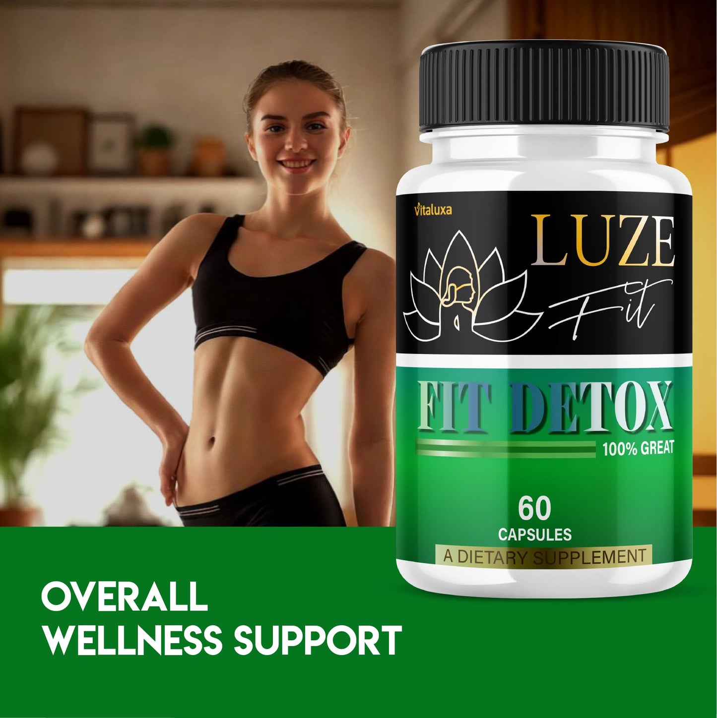 Vitaluxa Luze Fit Detox Capsules 60 Capsules