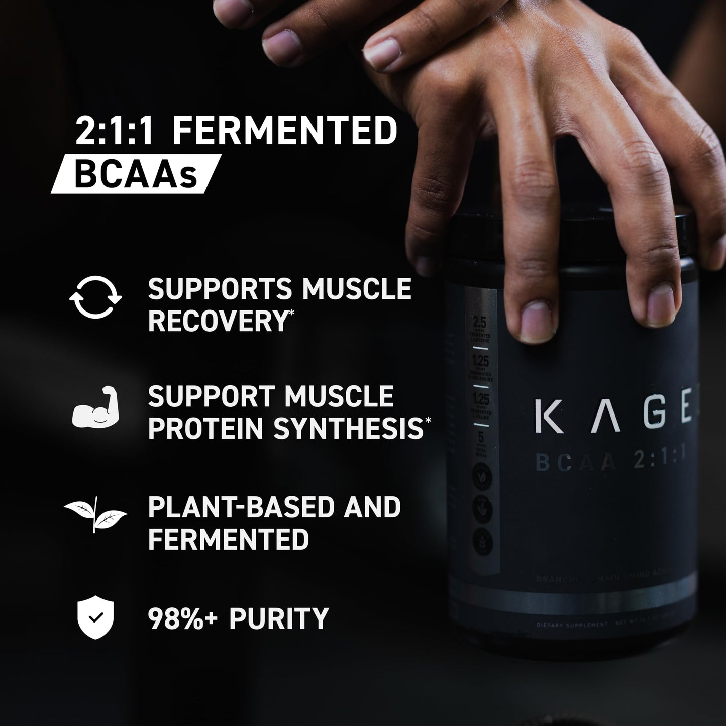 Kaged BCAA Powder, 14.11 Ounce