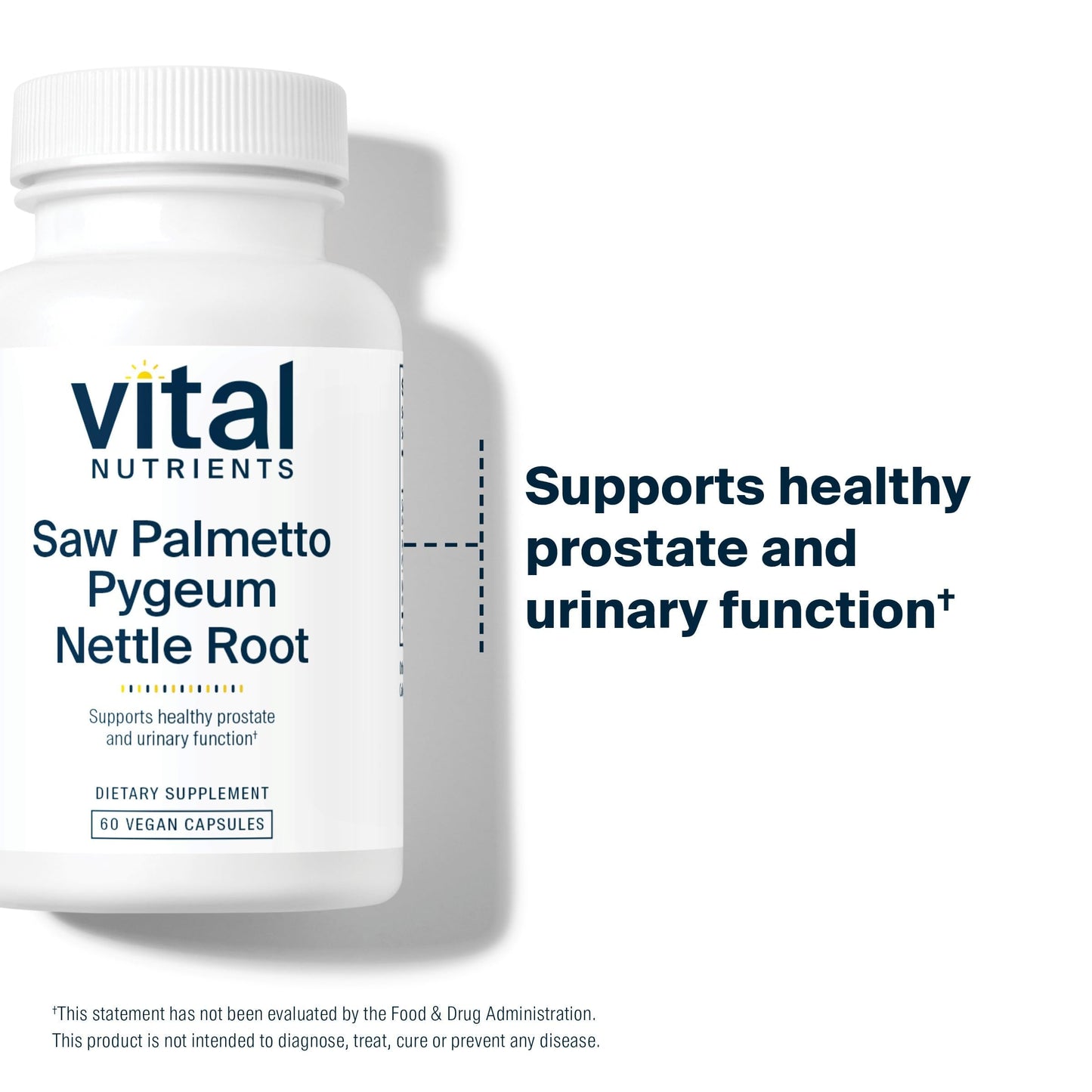 Vital Nutrients Saw Palmetto with Pygeum & Nettle Root Capsule 60 Capsules