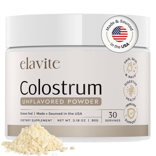 Elavite Bovine Colostrum Powder 3.18 Ounce