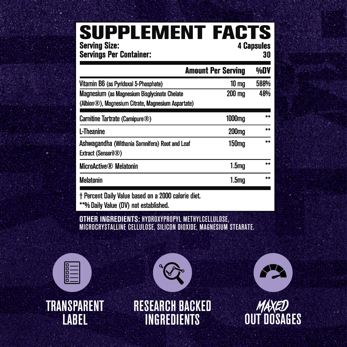 Jacked Factory Lean PM Max Capsule, 120 Count