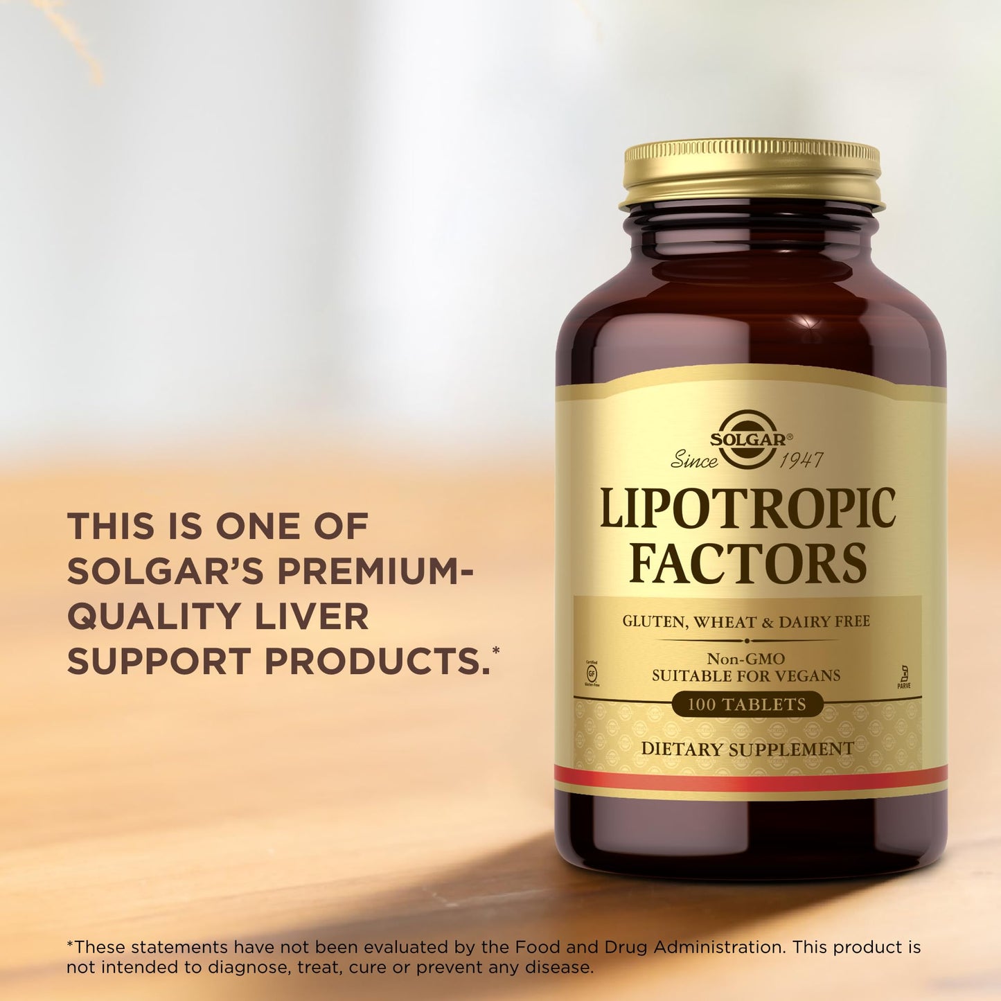 Solgar Lipotropic Factors Tablets 100 Count