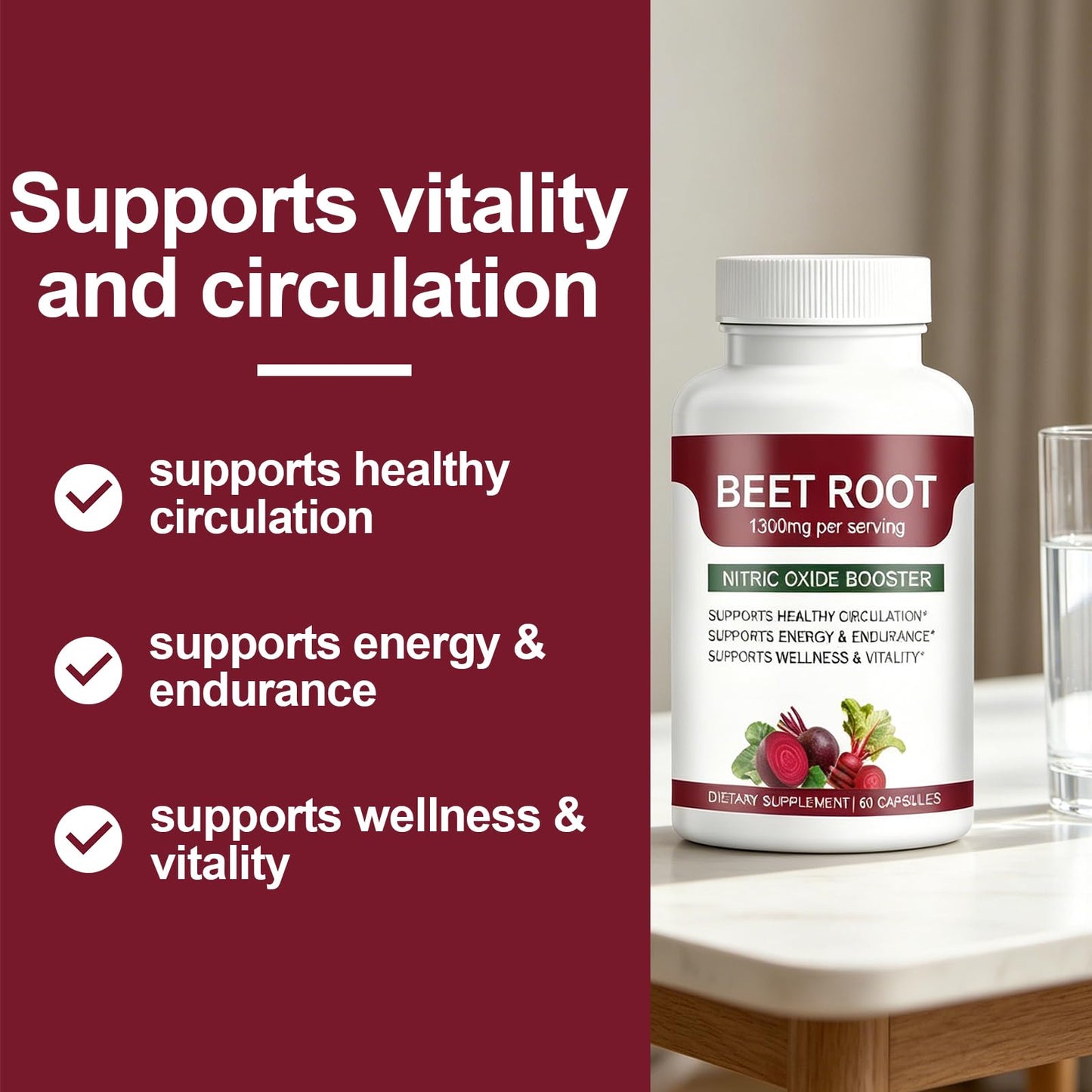 PIRTA Beetroot 60 Capsules