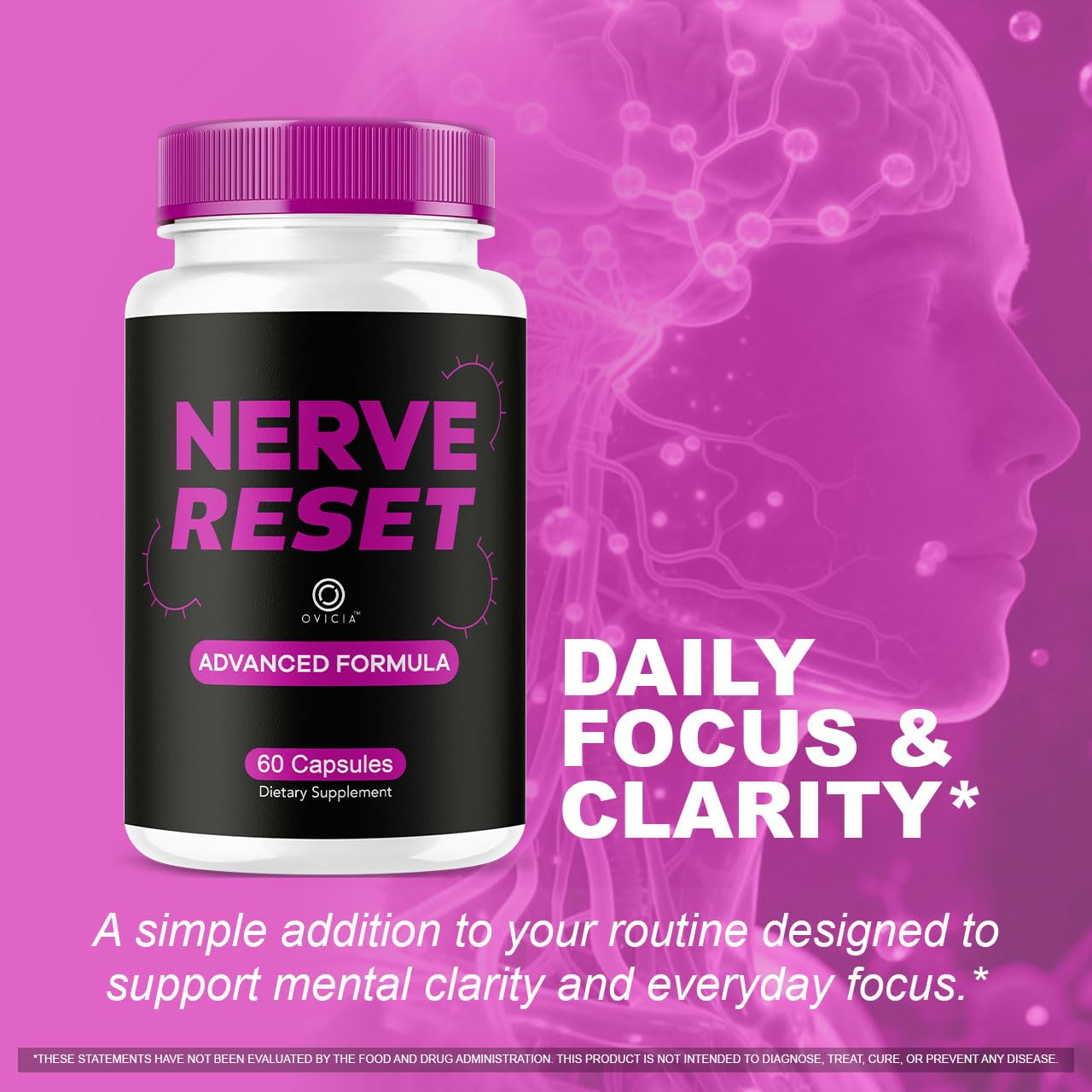 OVICIA Nerve Reset Capsules 180 Capsules