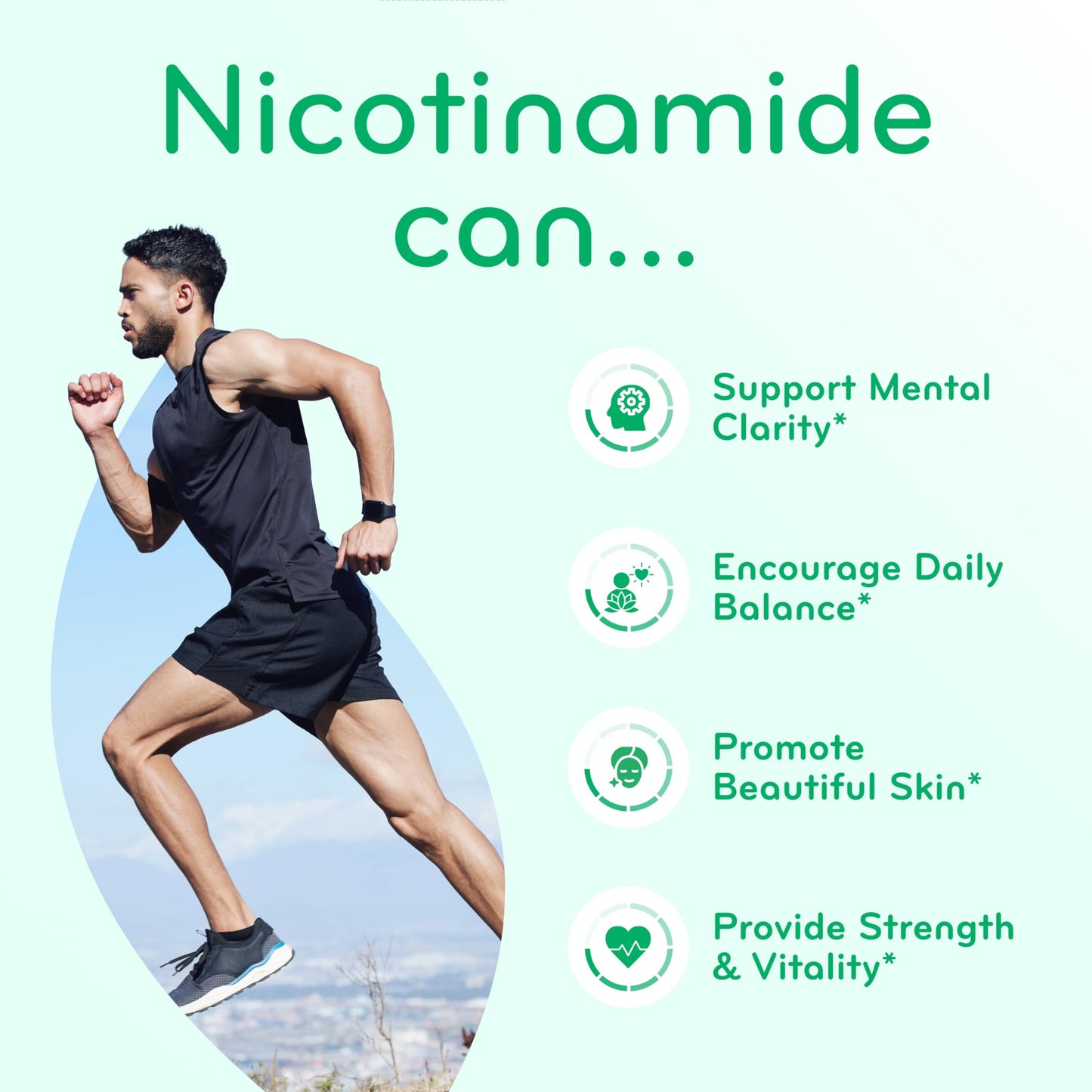 Clear Formulas Vitamin B3 Nicotinamide 500mg Capsule 180 Count