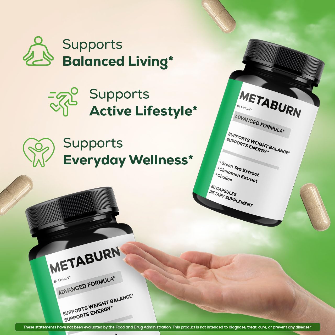OVICIA Metaburn Capsules 120 Capsules