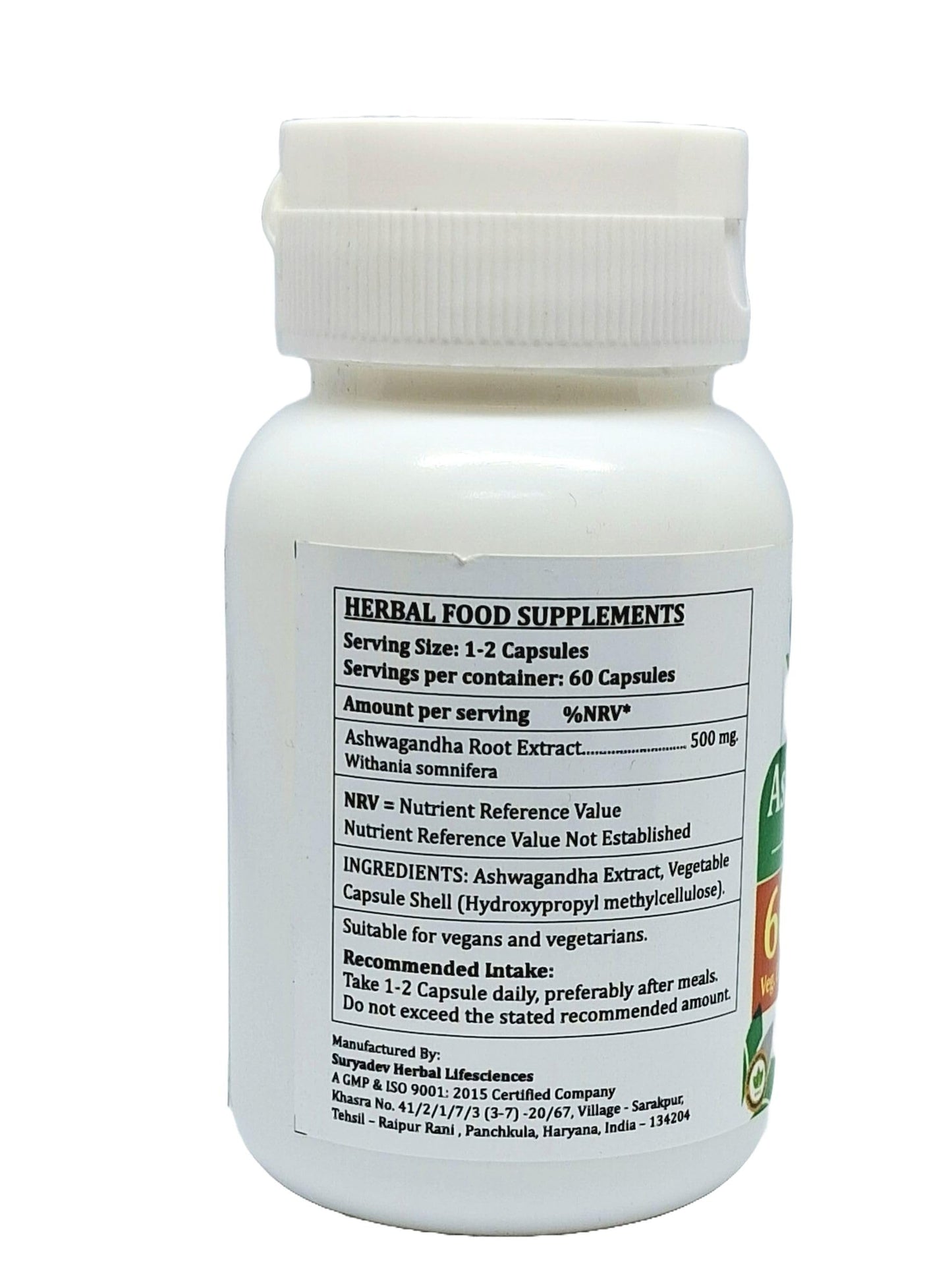 Satya Naturals Ashwagandha Forte Capsules 500 mg, 240 Capsules