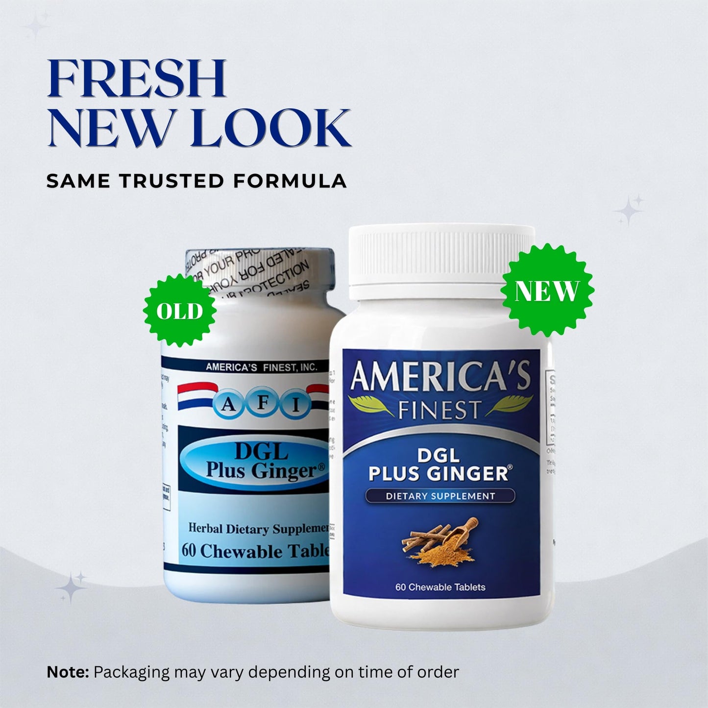 AFI America's Finest Inc DGL Plus Ginger Tablet, 60 Tablets