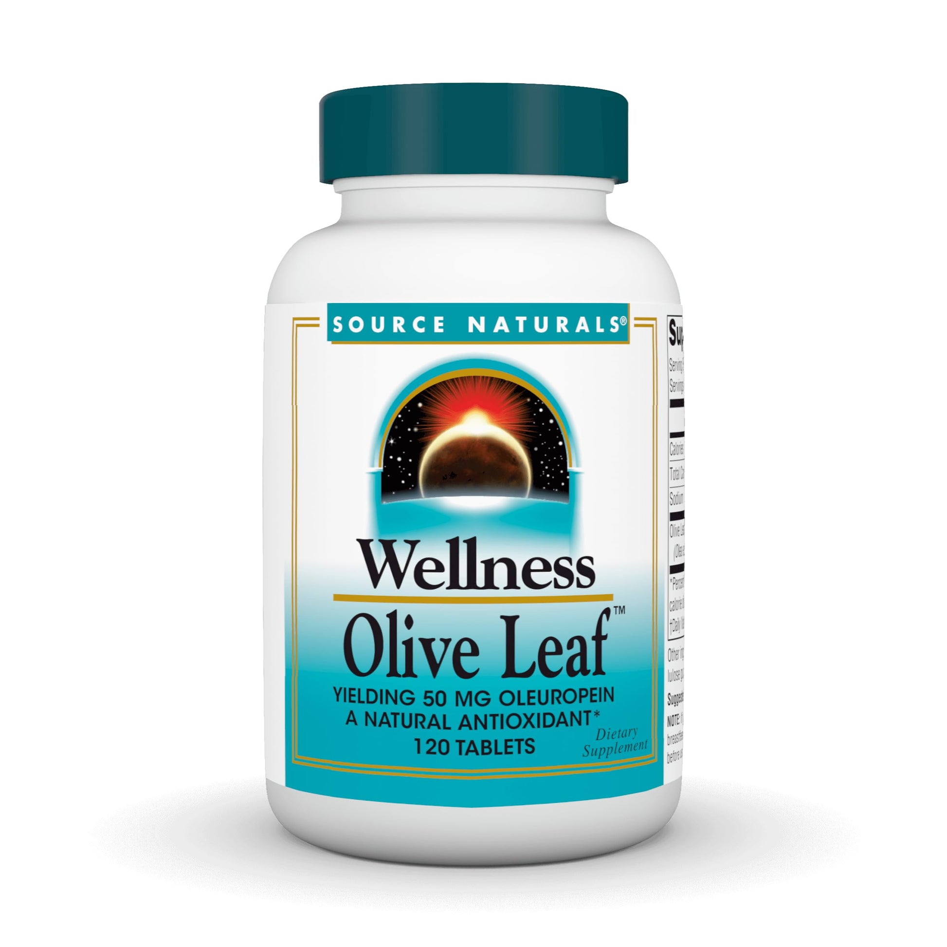 Source Naturals Wellness Olive Leaf Tablets, 120