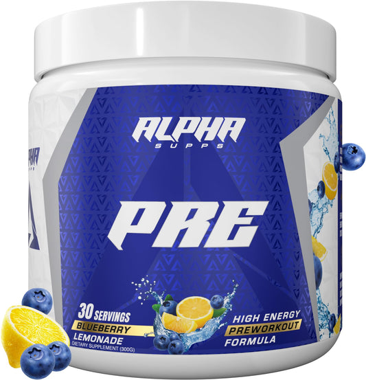 Alpha Supps Pre-Workout Powder 10.6 Ounce
