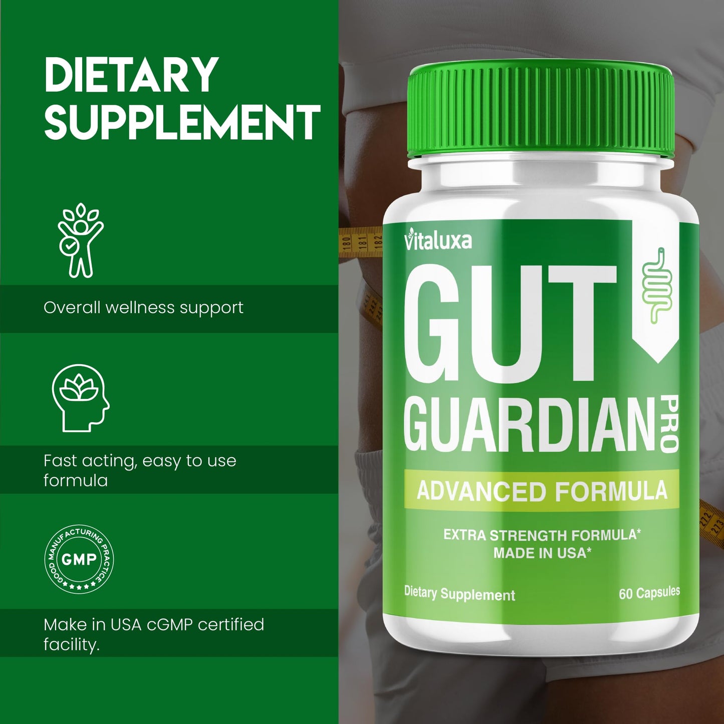 Vitaluxa Gut Guardian Pro 60 Capsules