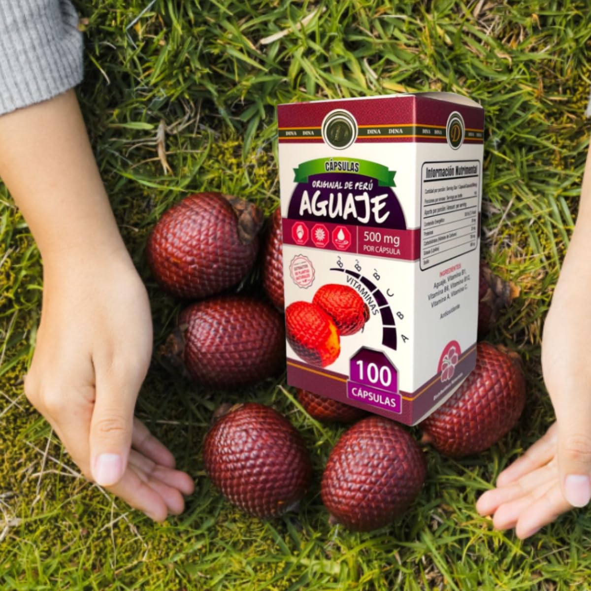 Lenico Comercializadora Aguaje del Peru 100 Capsules