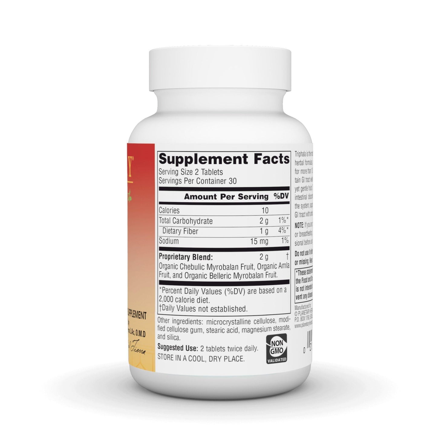 Planetary Herbals Triphala 1000mg GI Tract Wellness & Cleanse Tablet, 60 Count