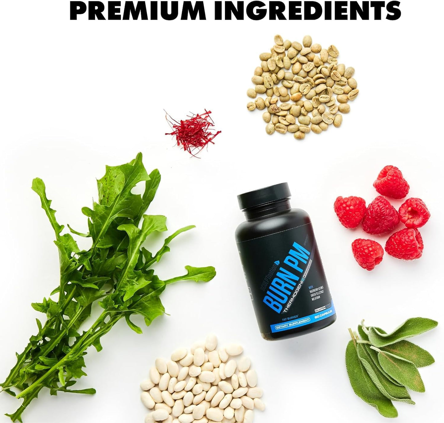 Sculpt Nation Night Time Metabolism Support with Raspberry Ketones, Green Tea Extract and Melatonin, 120 Capsules