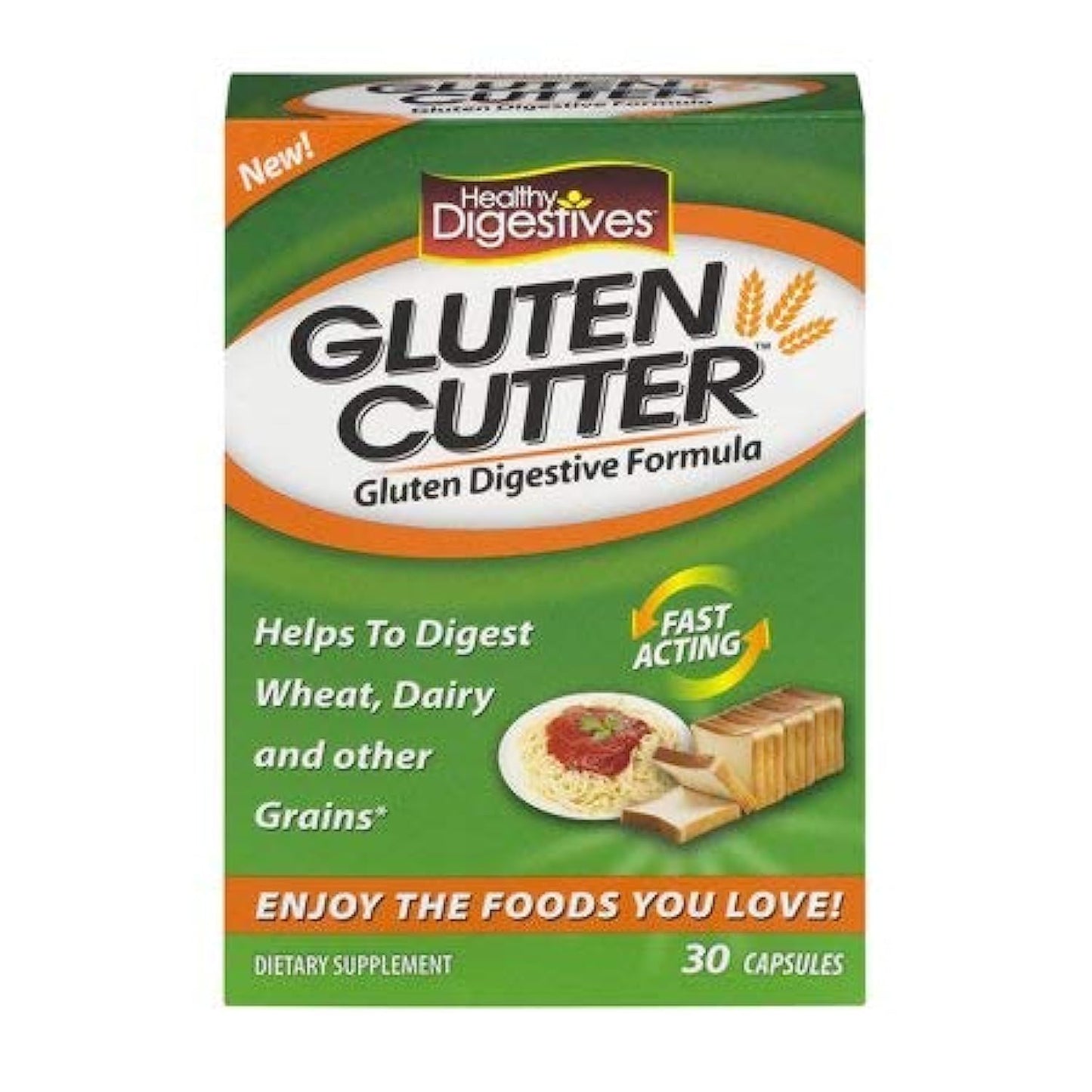 Grace nnvg Healthy Digestives Gluten Cutter Enzyme Formula Capsules 90