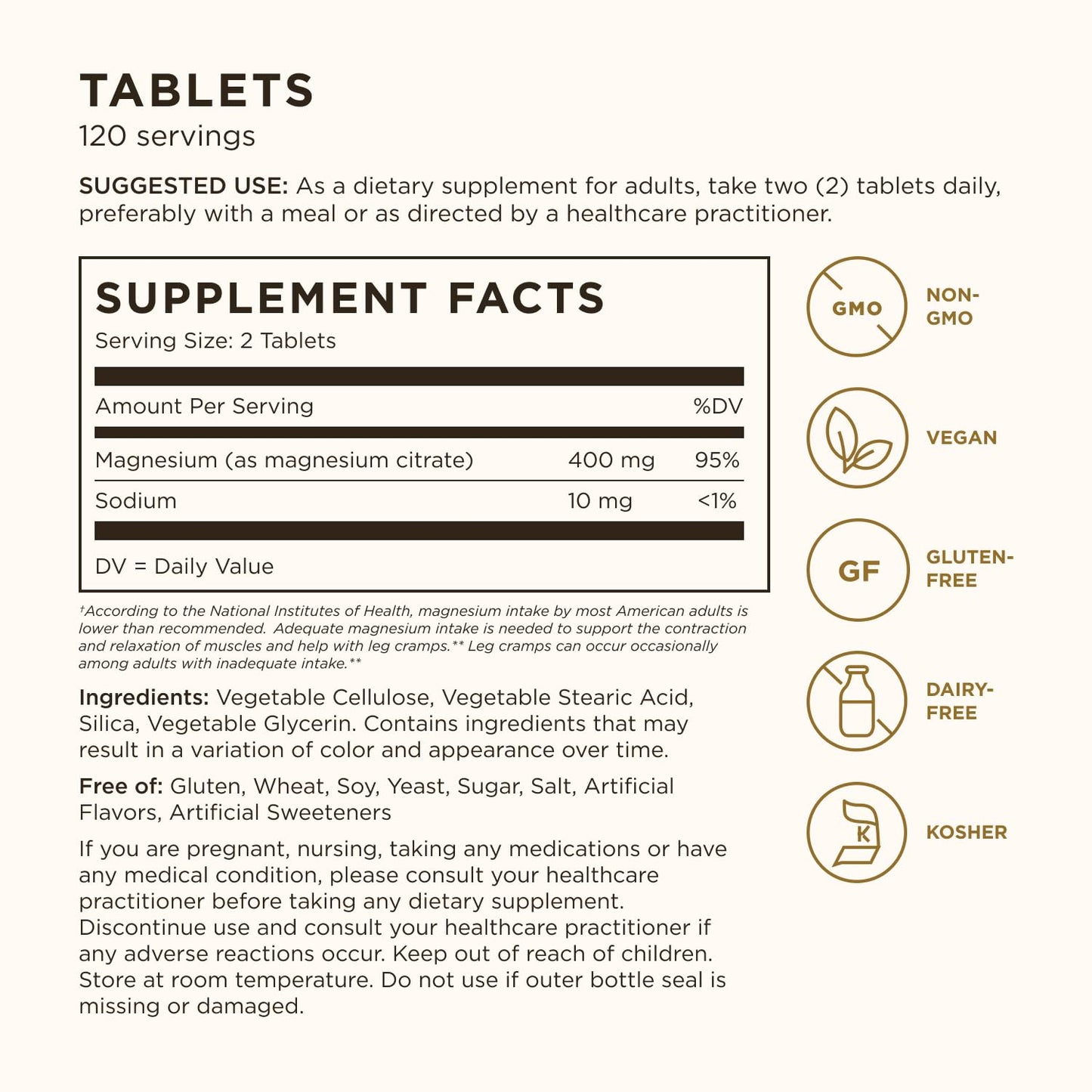 SOLGAR Sleep Support Bundle: Triple Action Sleep + Magnesium Citrate, 180 Tablets