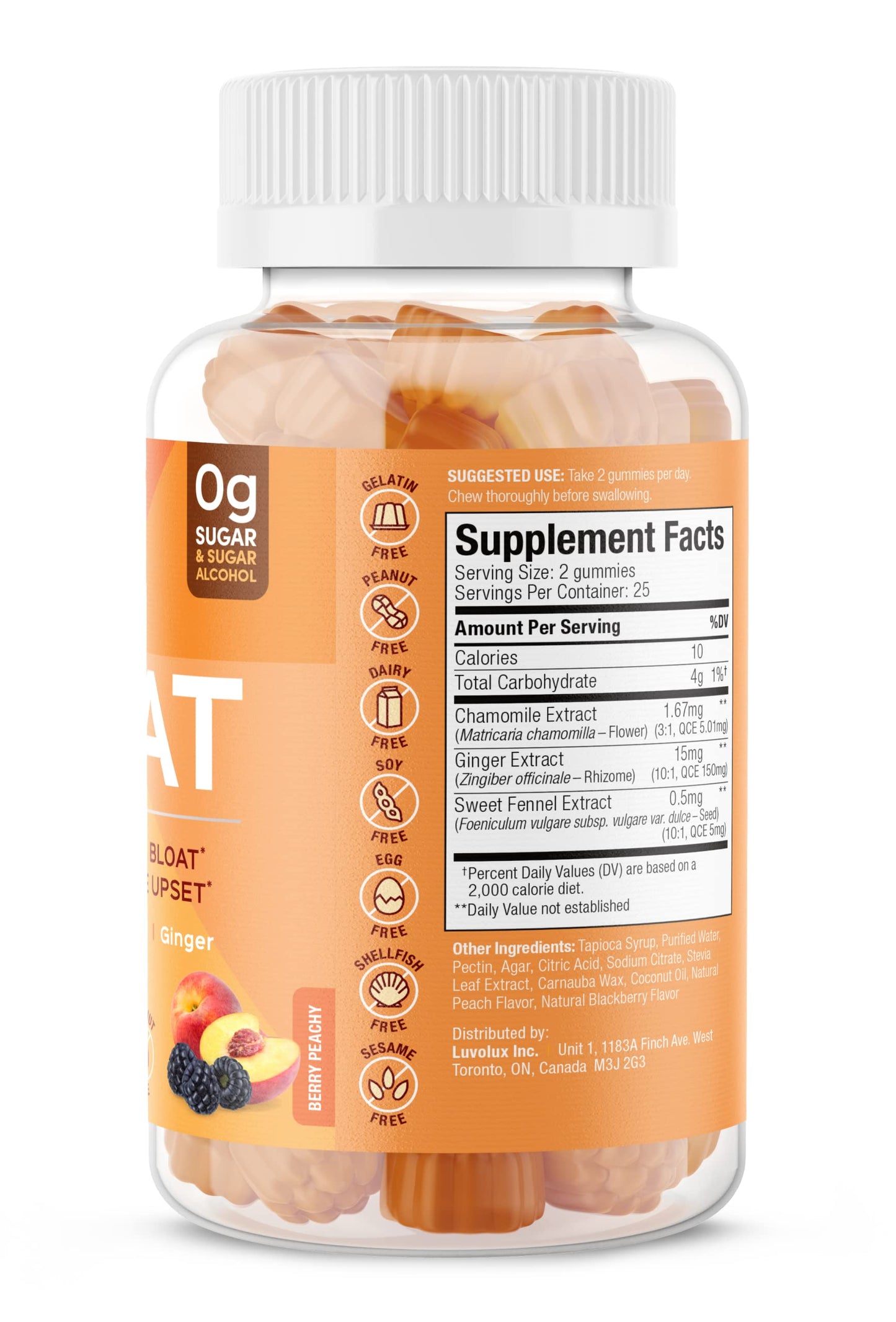SUKU Debloat Gummies 50 Count