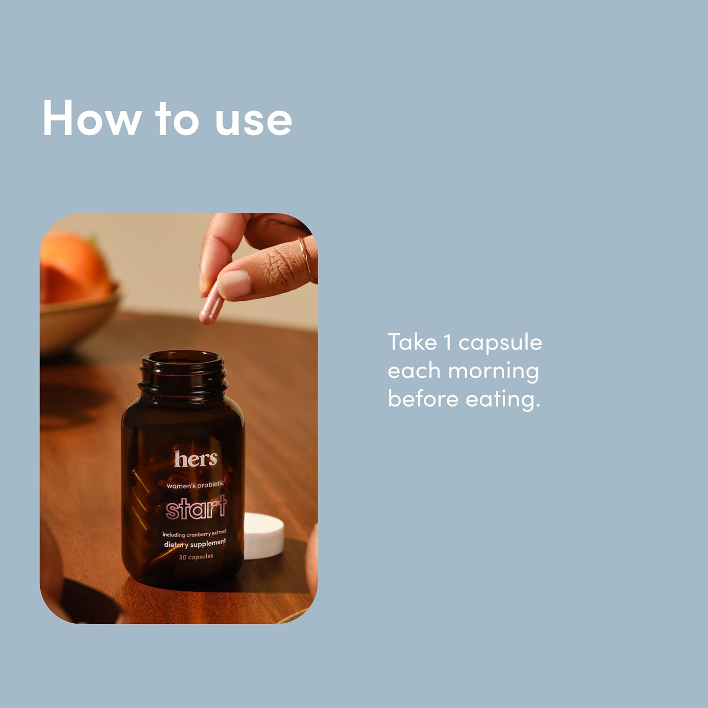 Hims & Hers Hers Start Supplement Capsule, 30 Capsules