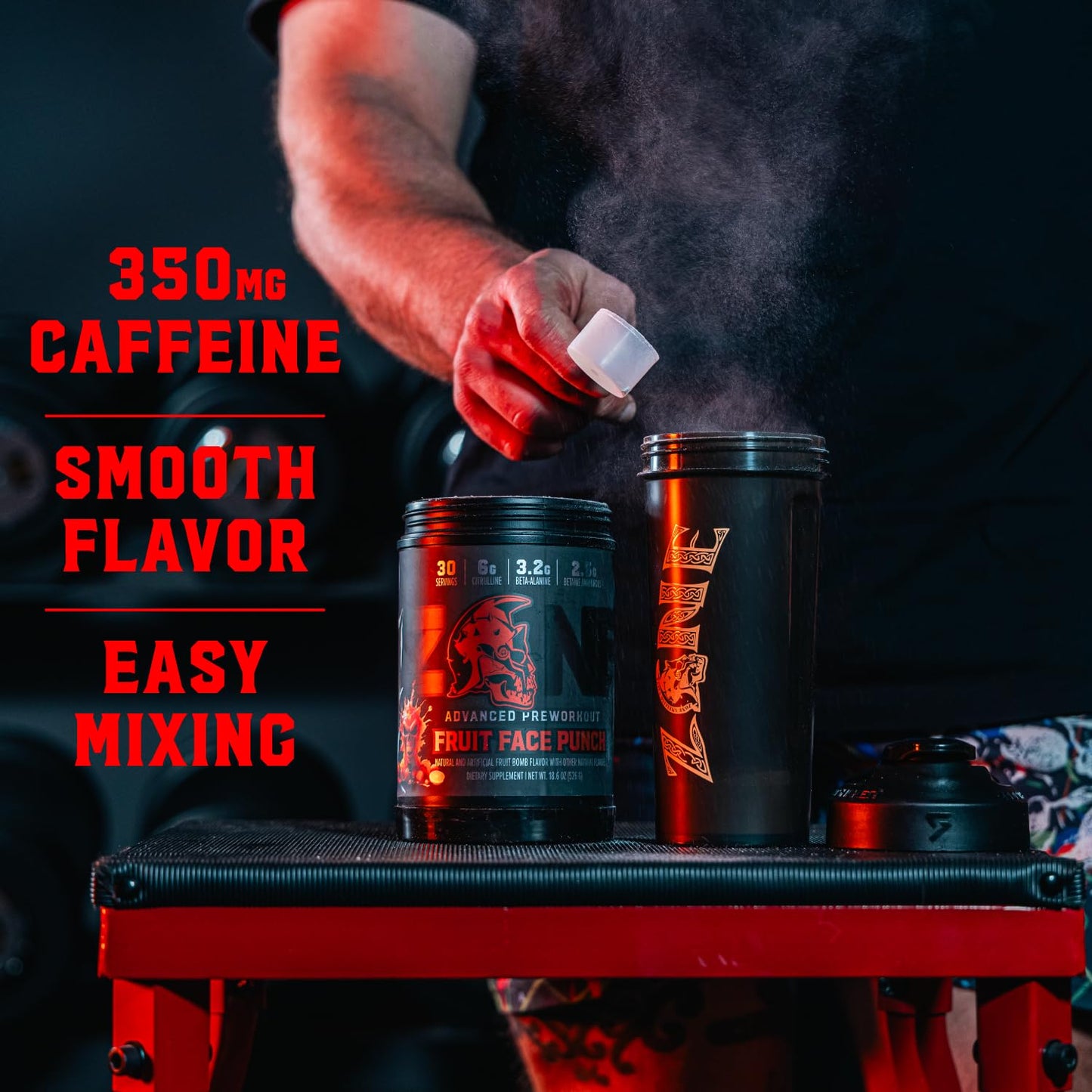 Zone Smelling Salts Pre-Workout Powder Fruit Punch 18