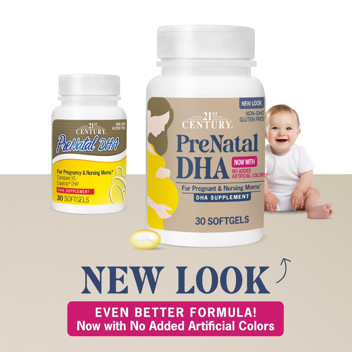 21st Century PreNatal DHA Softgels, 30 Count