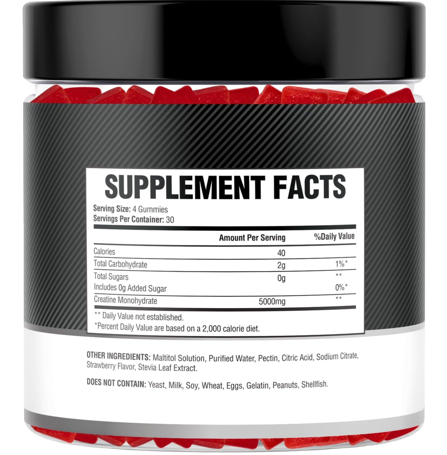 DivinusLab Creatine Monohydrate Gummies 120 Count