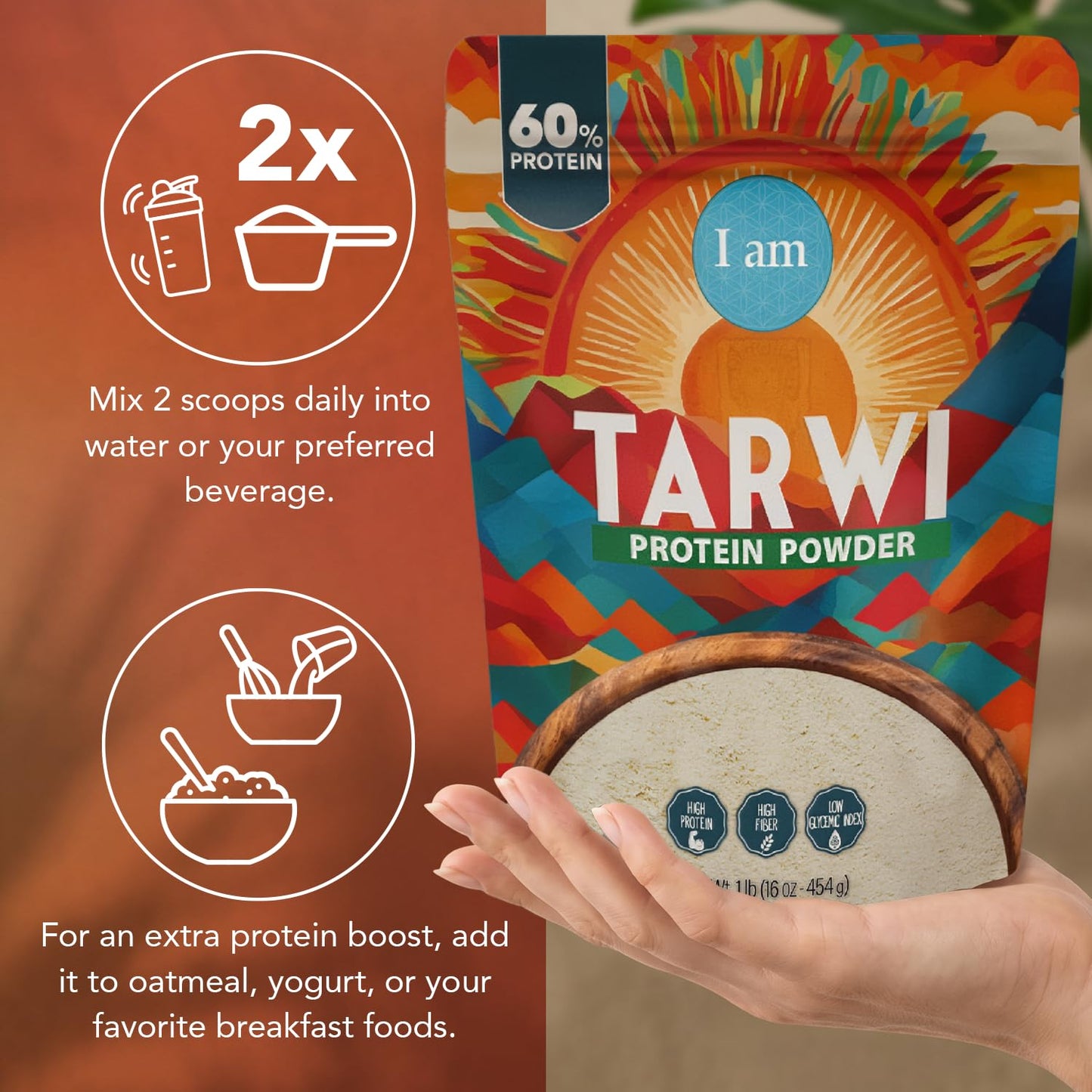 It's Good Energy Tarwi Bean (Chocho) Protein Powder 16 oz