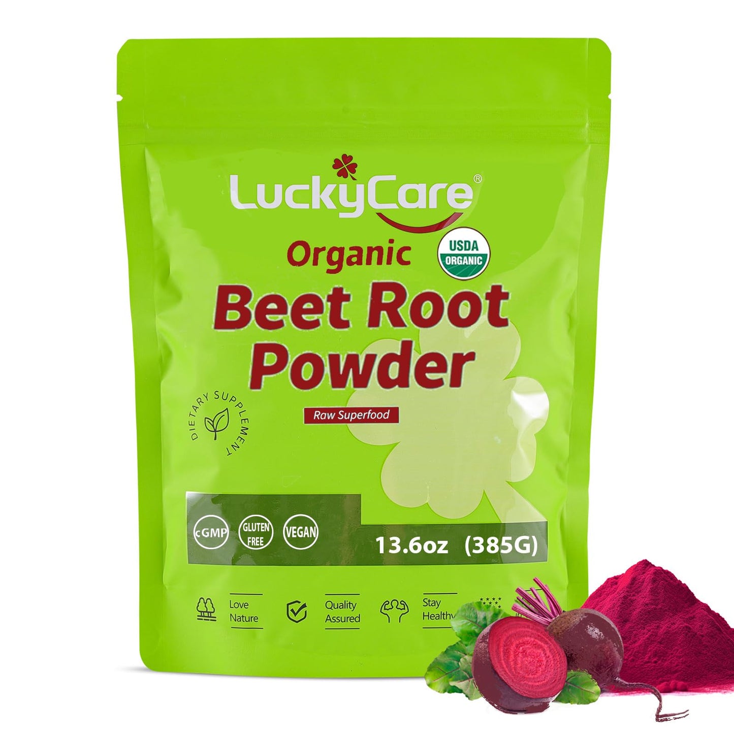 Luckycare Organic Beet Root Powder 13.6 oz