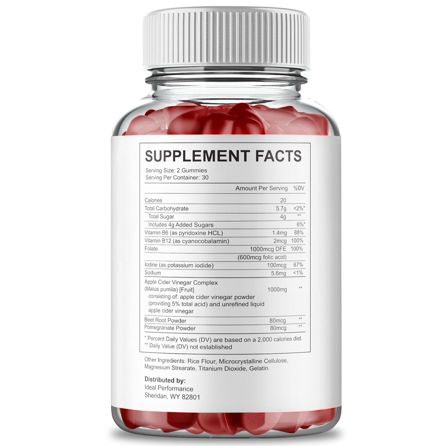 IDEAL PERFORMANCE Honey Boost XL Gummies 120 Count