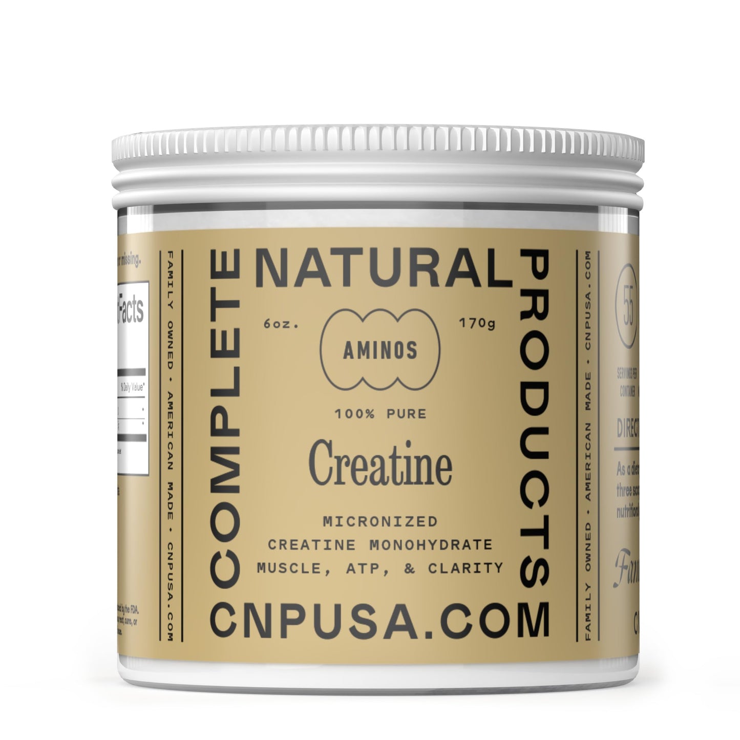 Complete Natural Products Pure Creatine Monohydrate Powder 8 oz