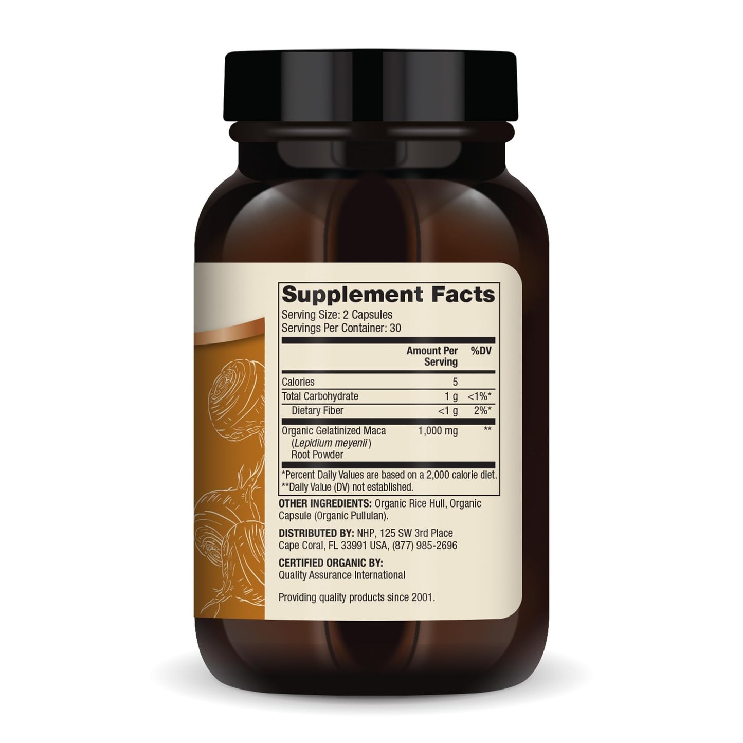 Dr. Mercola Organic Maca 60 Capsules