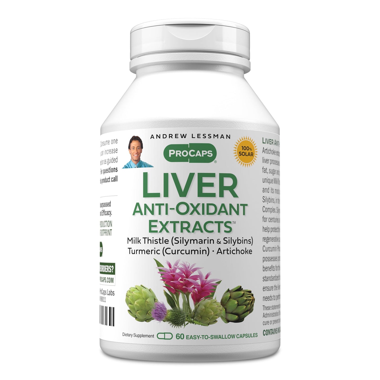 Andrew Lessman Liver Anti-Oxidant Extracts 60 Capsules
