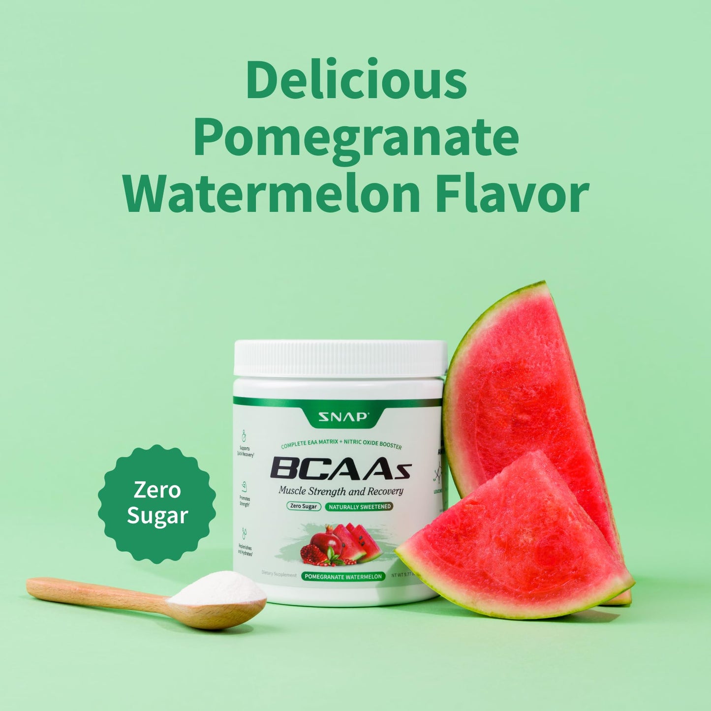 Snap Supplements BCAA Powder 9.1 Ounces