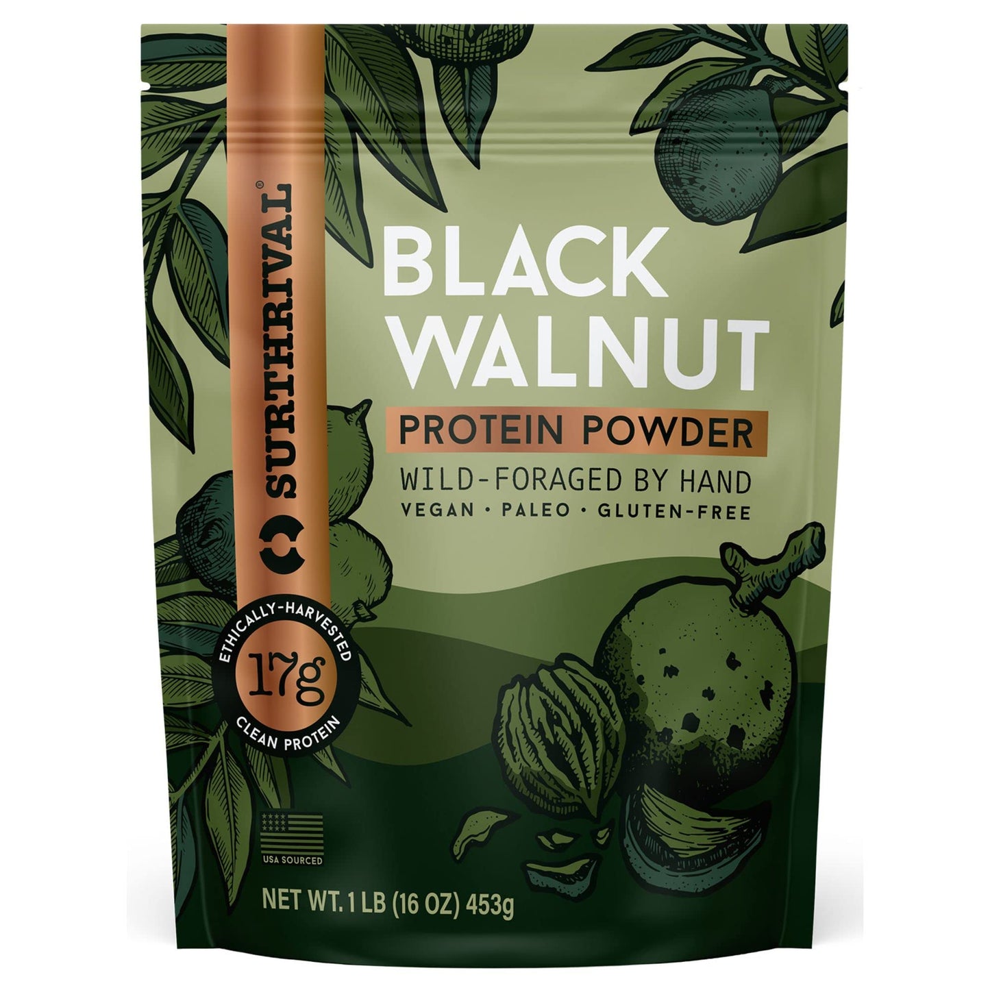 Surthrival Black Walnut Protein Powder, 16 Servings