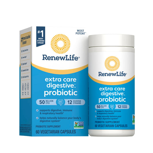 Renew Life Extra Care Digestive Probiotic 50 Billion CFU