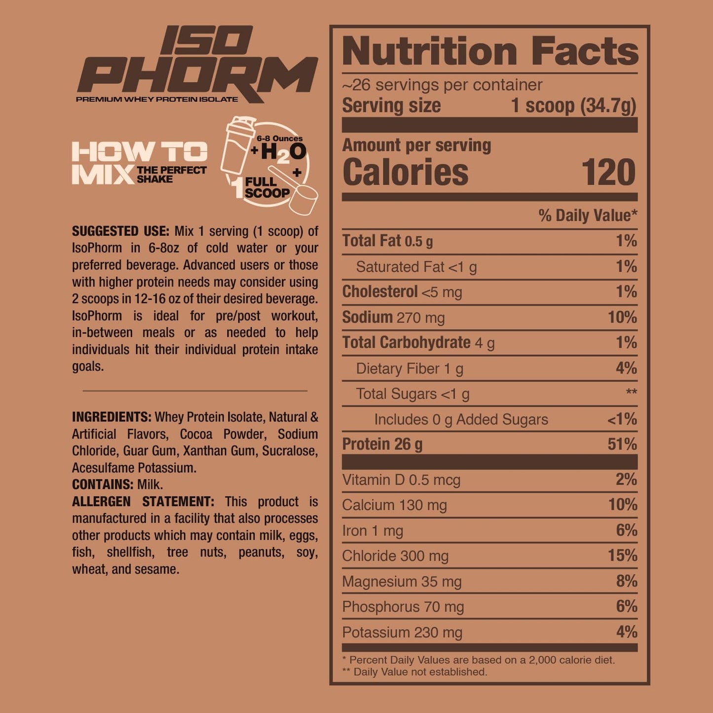 DRAGON PHARMA Isophorm Hydrolized Whey Protein Isolate Powder, 32 Servings
