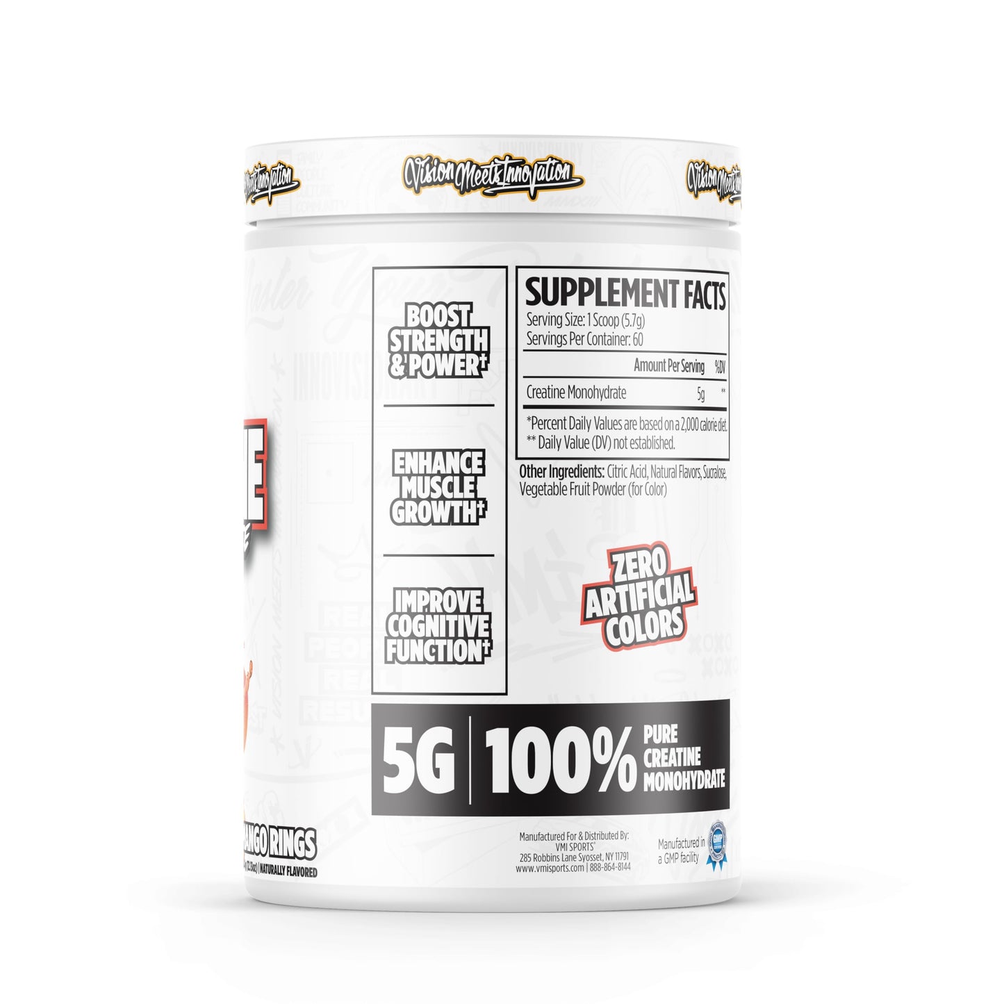 VMI Sports Creatine Monohydrate Powder 60 Servings