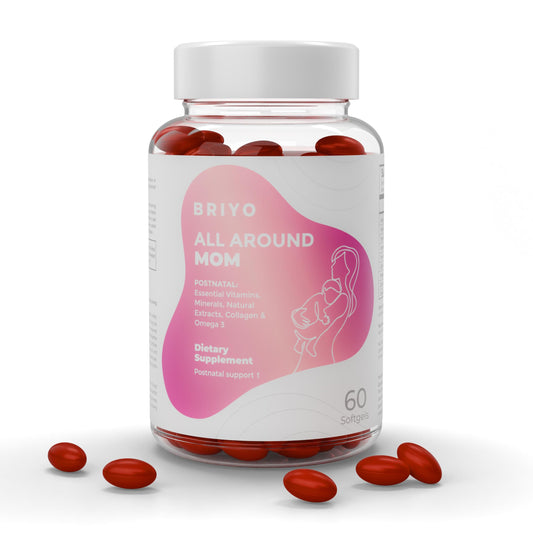 Briyo All Around Mom Complete Postnatal Formula Capsule, 60 Count