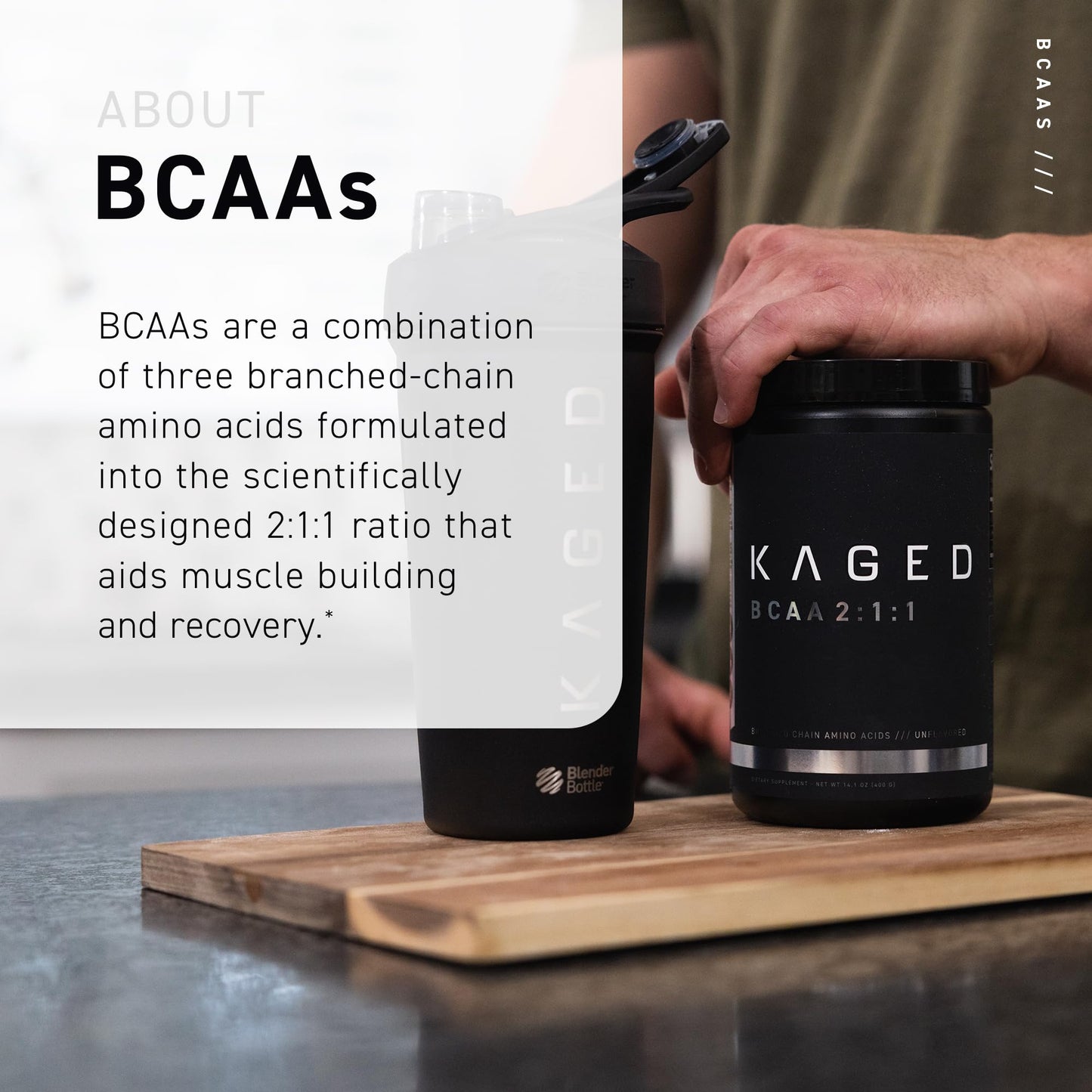 Kaged BCAA and L-Glutamine Powder Bundle 31.75
