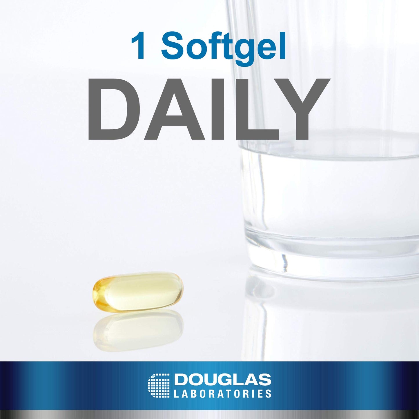 Douglas Laboratories Quell Fish Oil EPA/DHA Plus D 3:2 EPA/DHA Ratio, Vitamin D3 1000 IU Capsule, 30 Capsules
