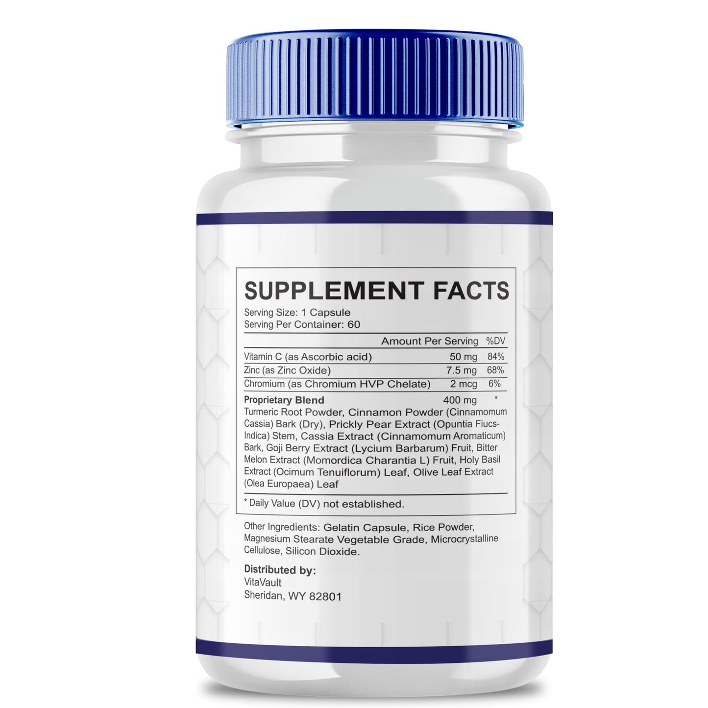 Vitavault Gluco Fortex Capsule 60 Count