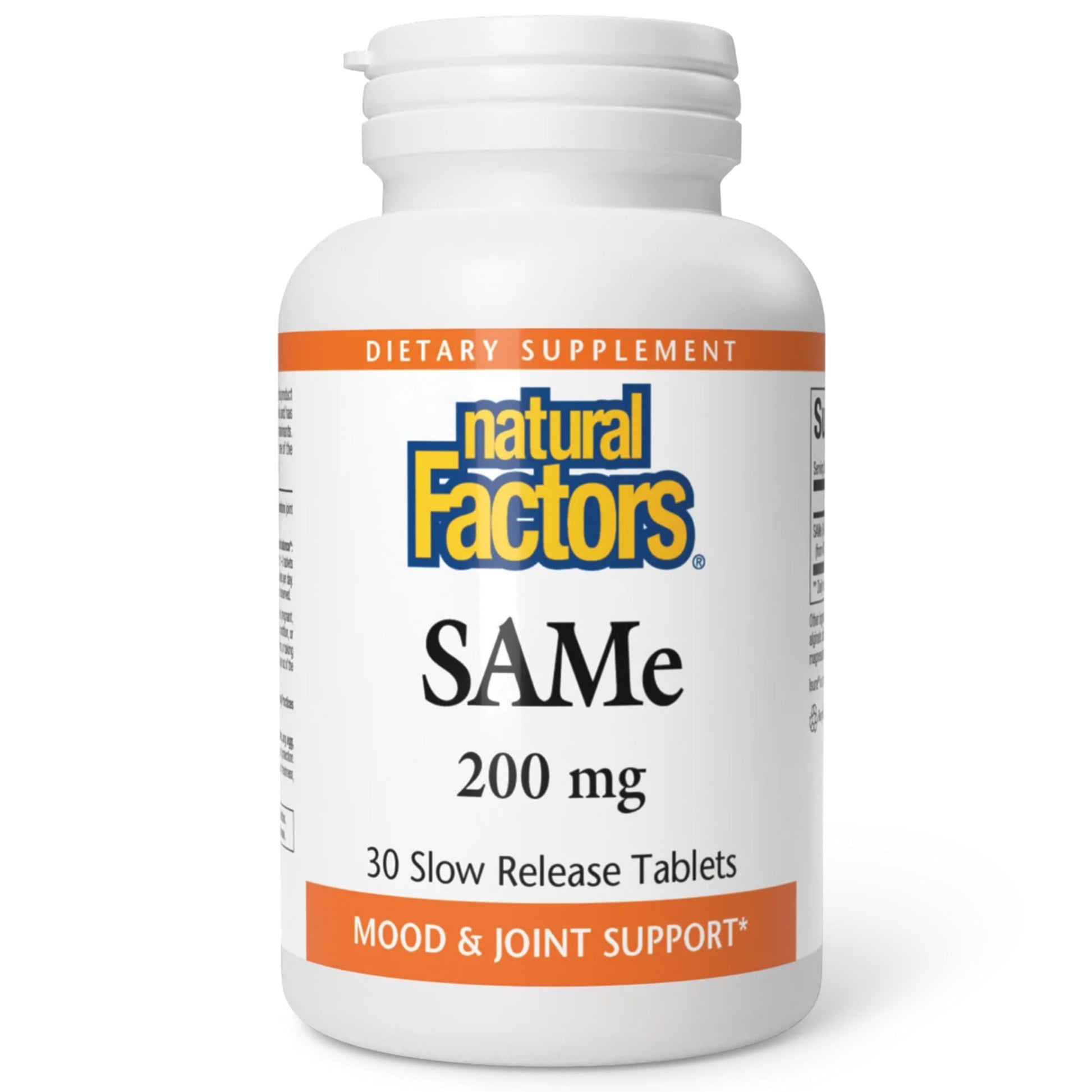 Natural Factors Same 200mg, Joint & Mood Support Tablets, 30