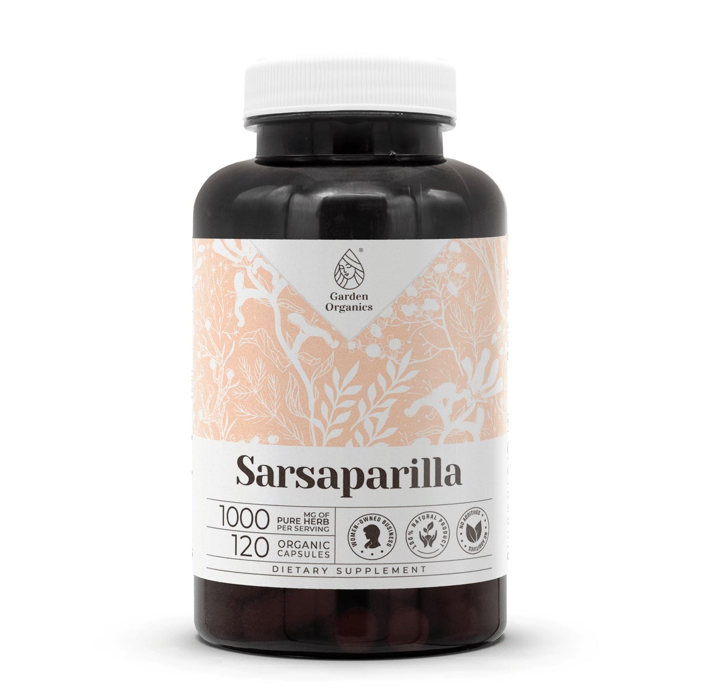 Garden Organics Sarsaparilla Capsules 120 Count